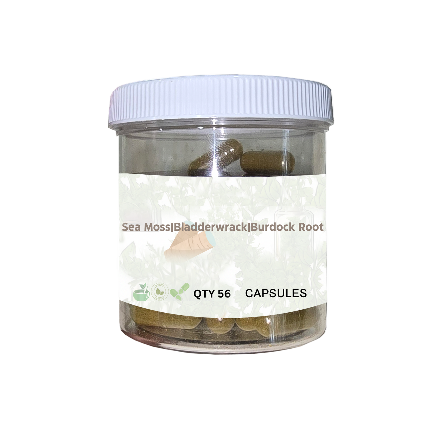 Sea moss / Bladderwrack / Burdock Root Capsules
