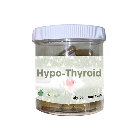 Jar of 'Hypo-Thyroid' capsules