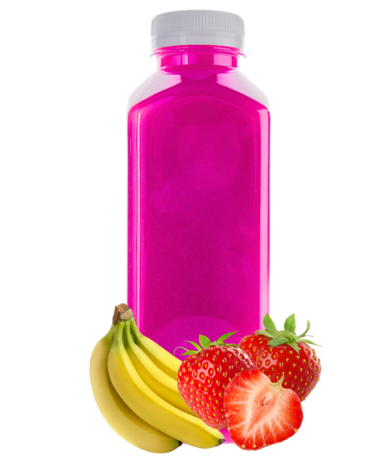 Banana Strawberry Hand-Pressed Juice