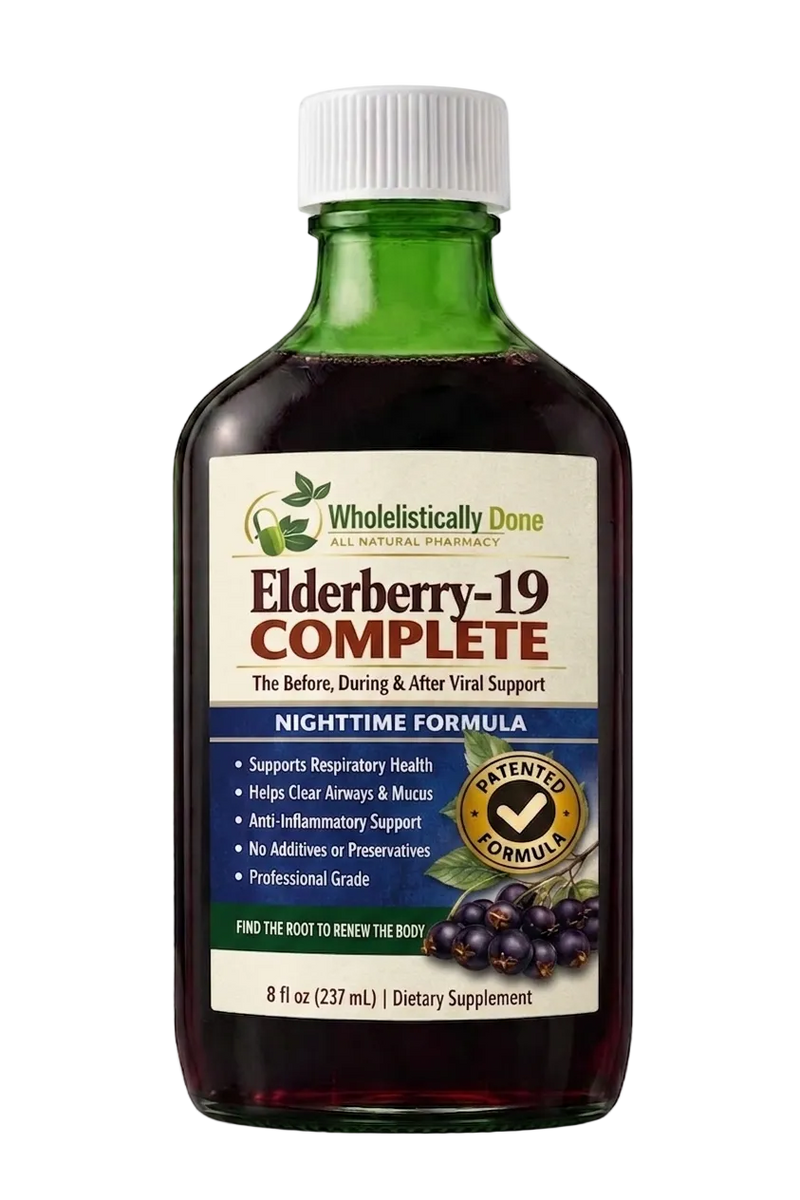 Bottle of Elderberry-19 Complete supplement