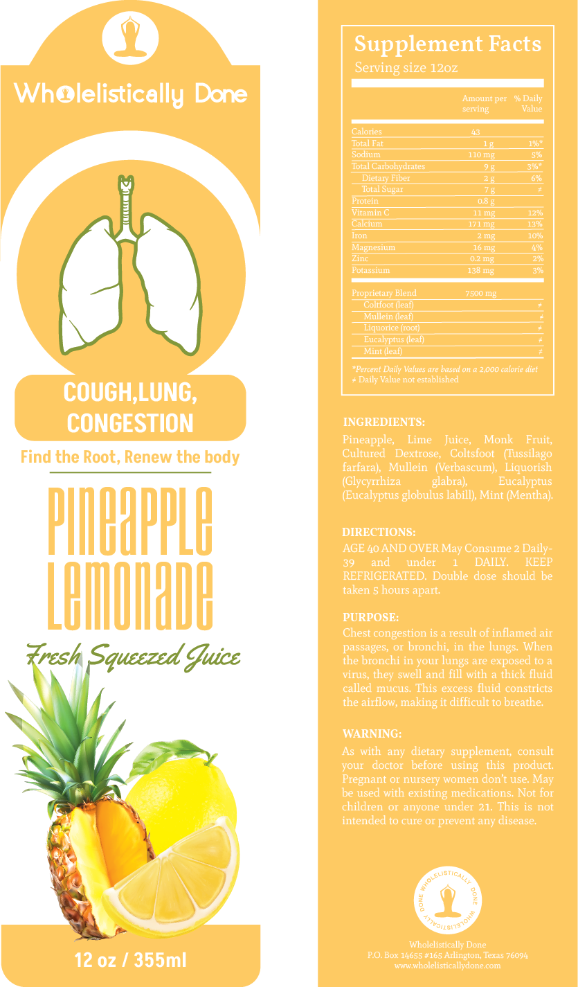 Cough/Congestion/Lung Juice – Wholelistically Done
